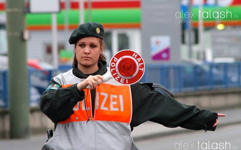 Polizei Kontrolle - Foto: Alex Talash