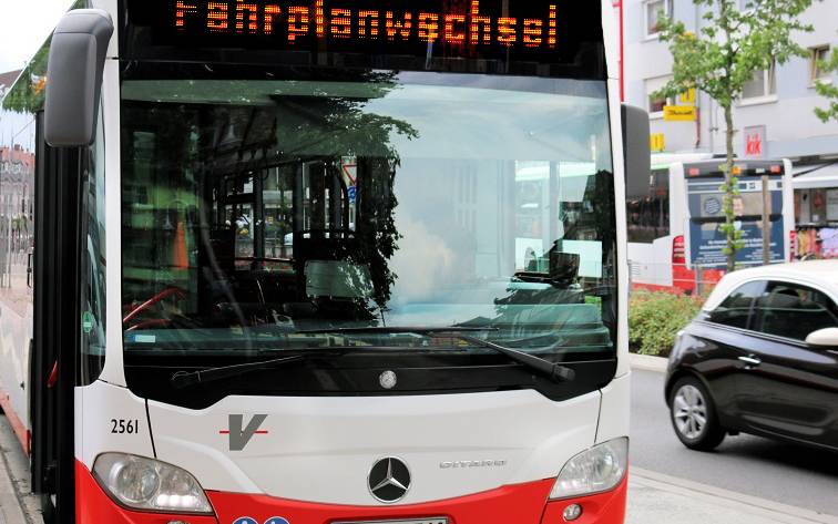 Vestische Fahrplanwechsel
