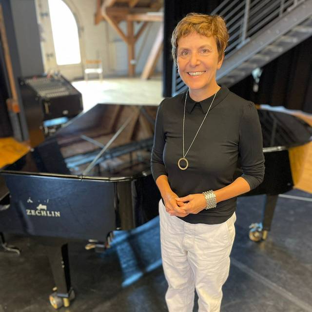 Simone Linhof, Produzentin vom Musical Hamilton in Hamburg.