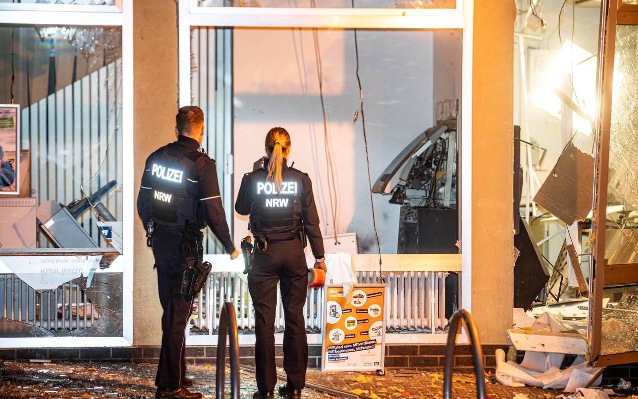 Geldautomatensprengung in Herten
