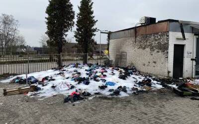 Nach dem Feuer ist von den gesammelten Spenden in Marl fast nichts mehr übrig.