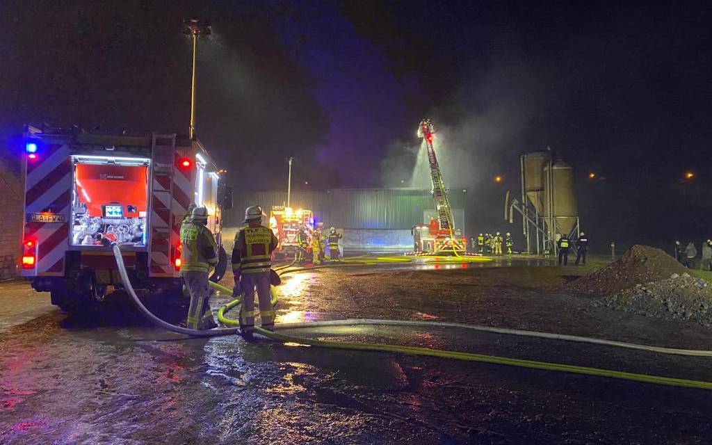 Die Feuerwehr war mit einem Großaufgebot in Gladbeck im Einsatz.