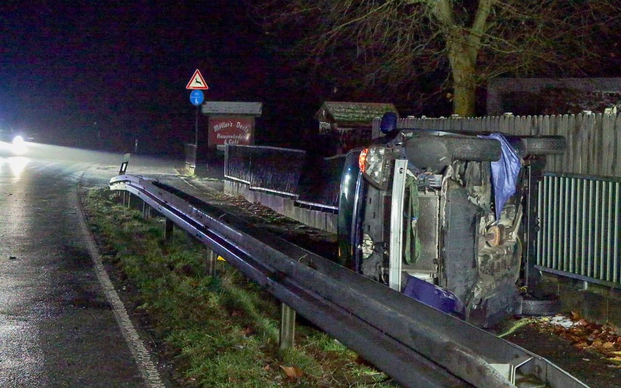 Glatteis-Unfall in Datteln