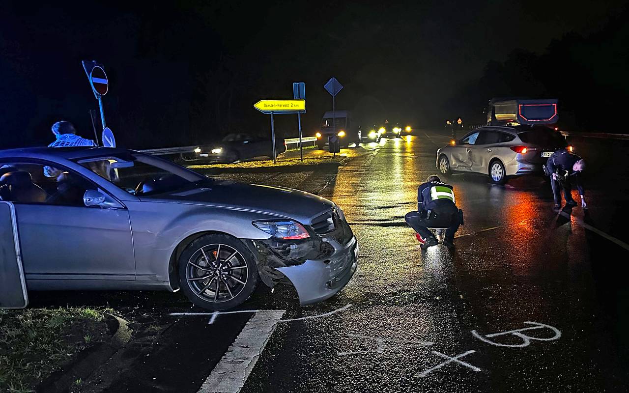 Unfall im Kreuzungsbereich Hervester- / Halterner Straße