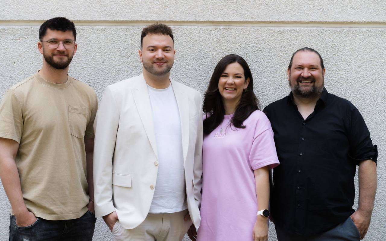 Die Radio Vest am Morgen-Moderatoren (v.l.n.r.): Jan Schmitz, Malte Harzem, Simone Danisch und Ingo Arndt.