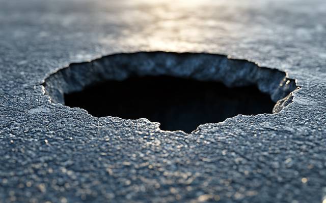 Symbolbild: Schlagloch