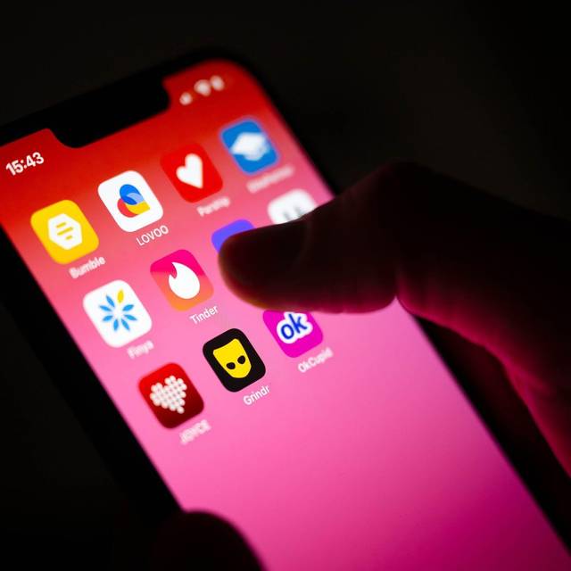 Dating-Apps auf einem Smartphone