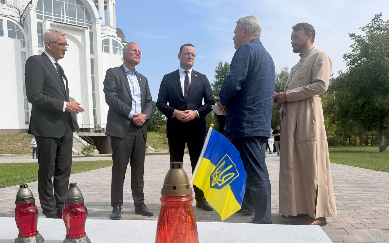 Spahn und Miersch gemeinsam in der Ukraine
