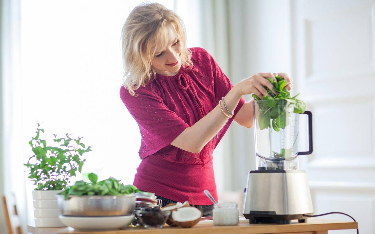 Zubereitung von Smoothies