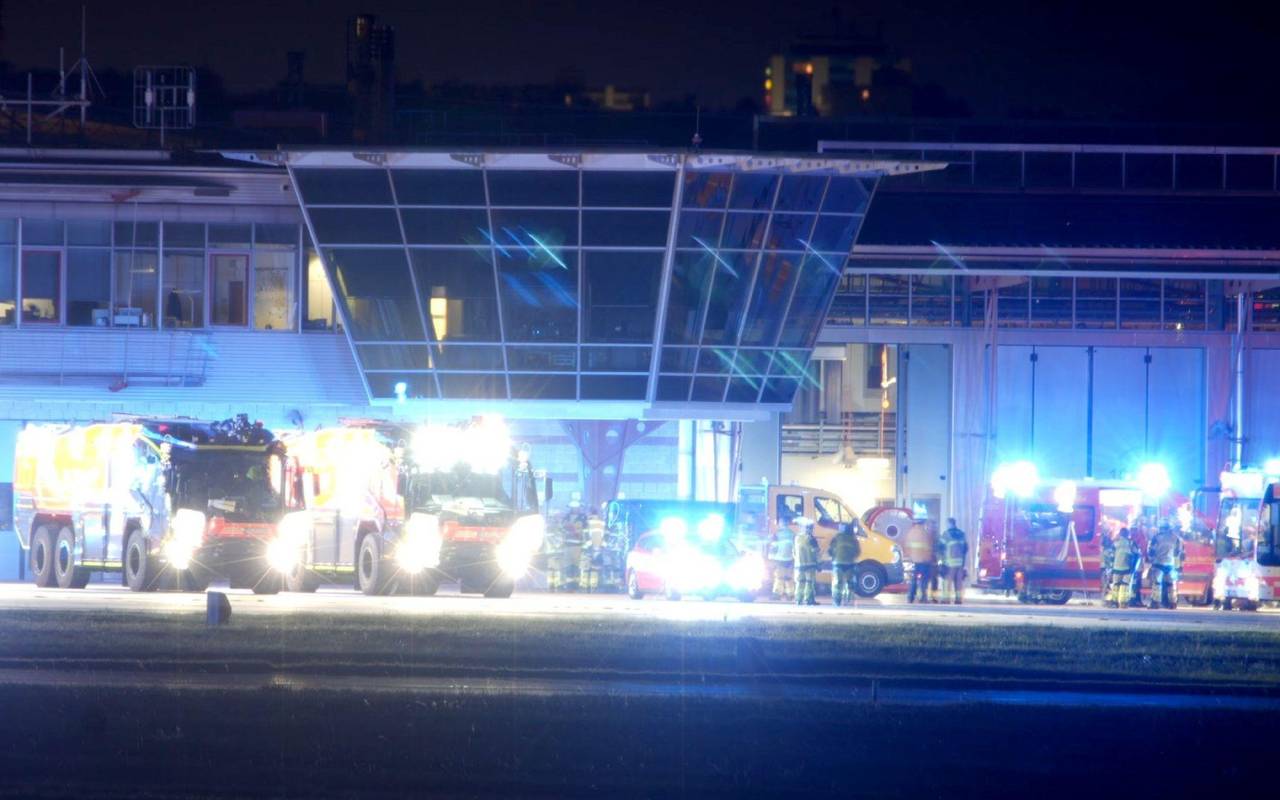 Kabelbrand am Flughafen Stuttgart