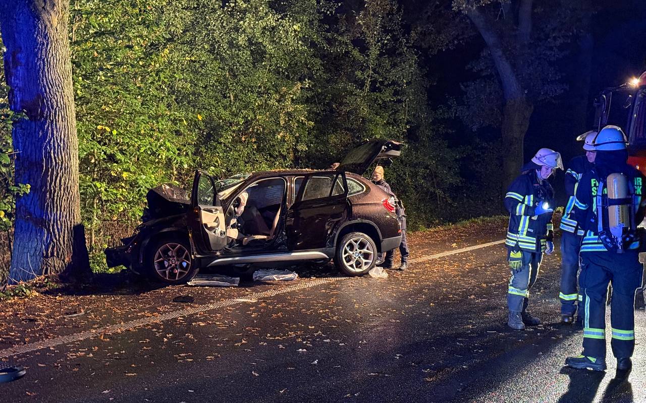 Unfall auf B58 bei Dorsten
