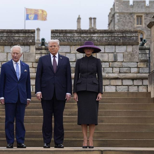 US-Präsident Trump besucht Großbritannien