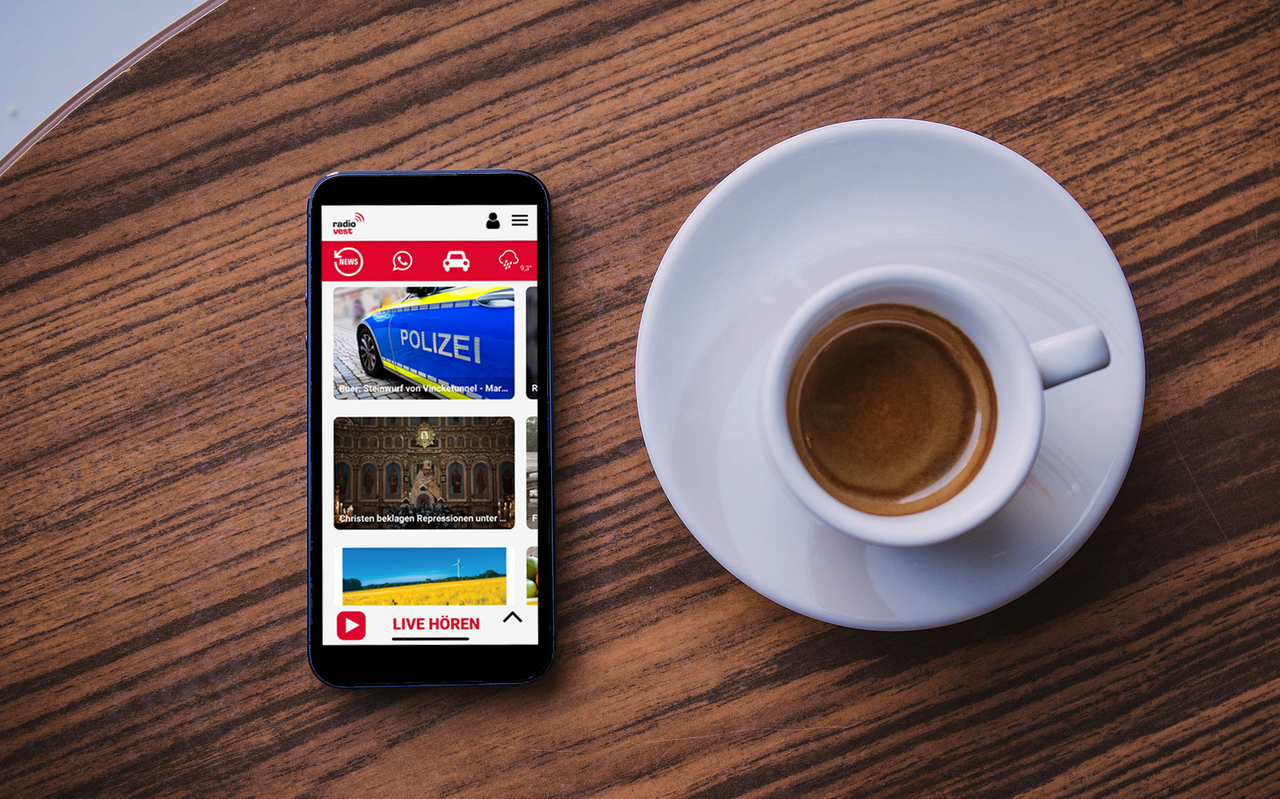 Ladet euch jetzt die Radio Vest-App runter!