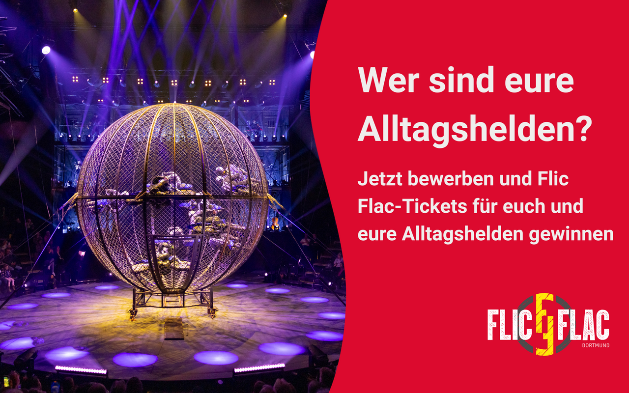 Gewinnt Flic Flac-Tickets für euch und euren Alltagshelden