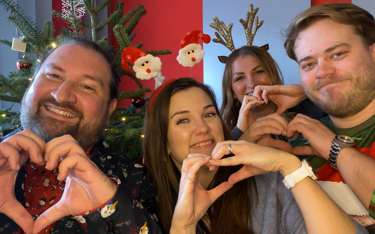 Das Radio Vest Morgenteam wünscht frohe Weihnachten!