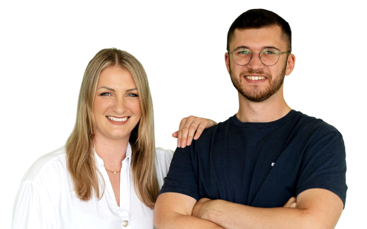 Ann-Kathrin Krügel und Jan Schmitz moderieren den Morgen bei Radio Vest.