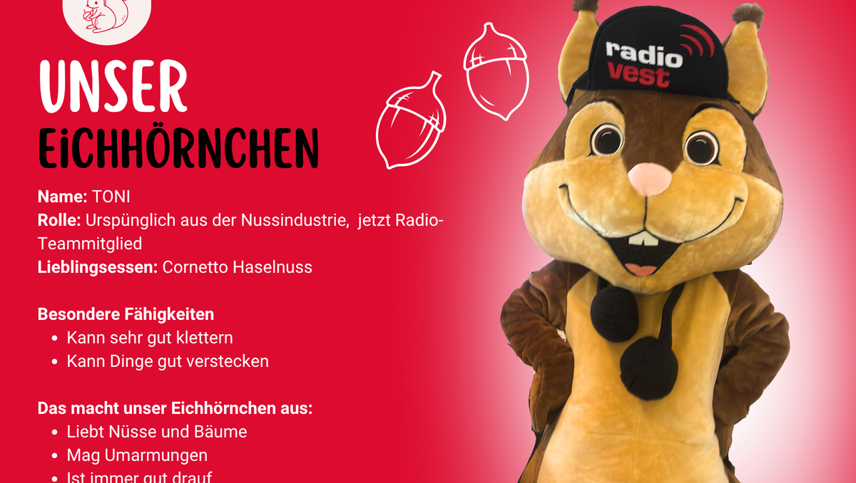 Steckbrief vom Radio Vest-Maskottchen