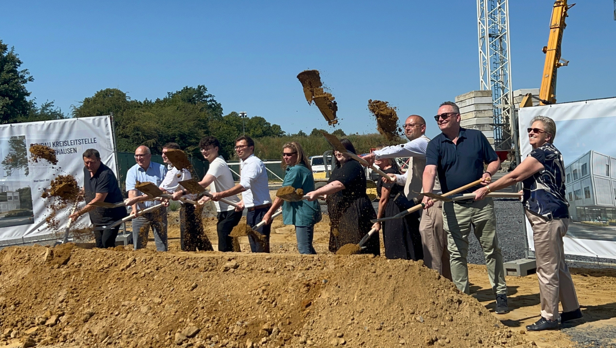 In Marl erfolgte der Spatenstich für die neue Leitstelle des Kreises Recklinghausen 