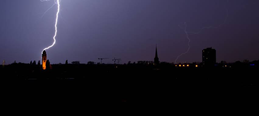 Unwetter traf auch das Vest