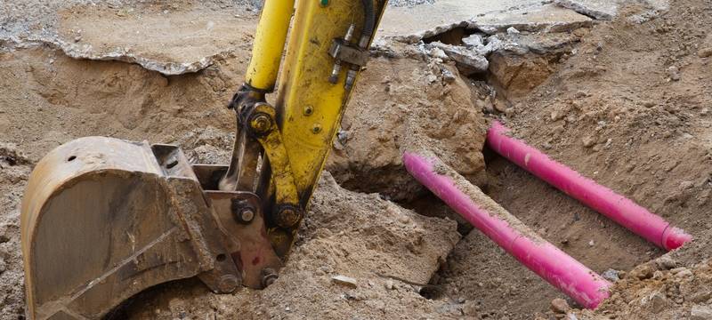 Baustelle geht weiter - Kampstraße dicht