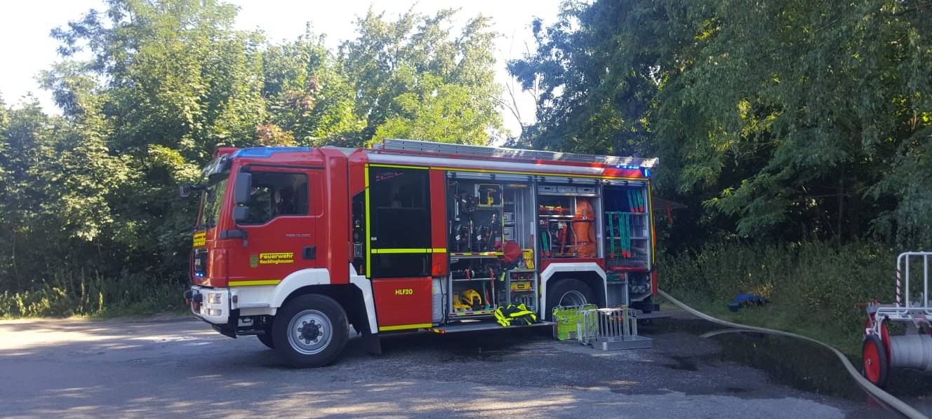 Ein Verletzter bei Wohnungsbrand in Hervest