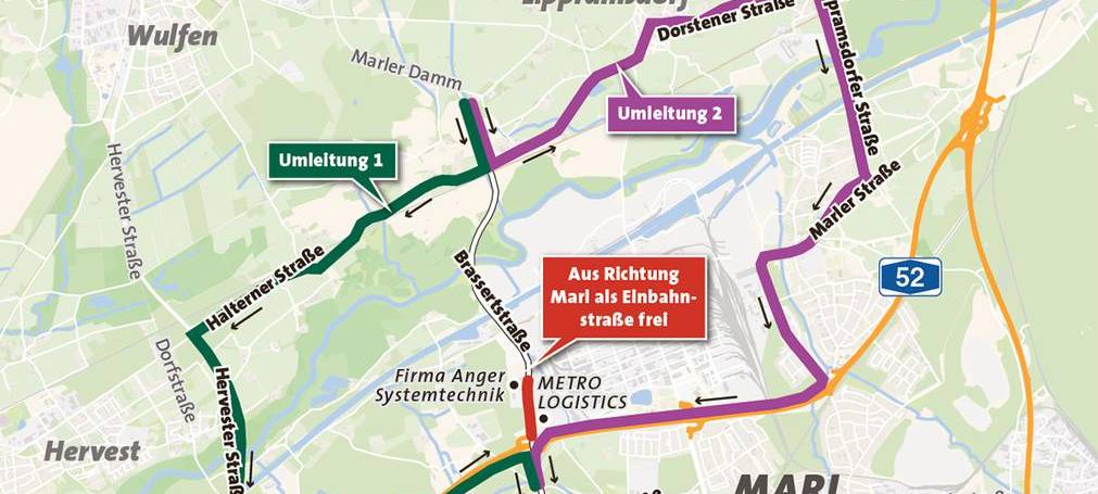 Neue Großbaustelle in Brassert ab heute