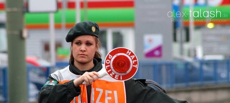 Polizei Kontrolle - Foto: Alex Talash