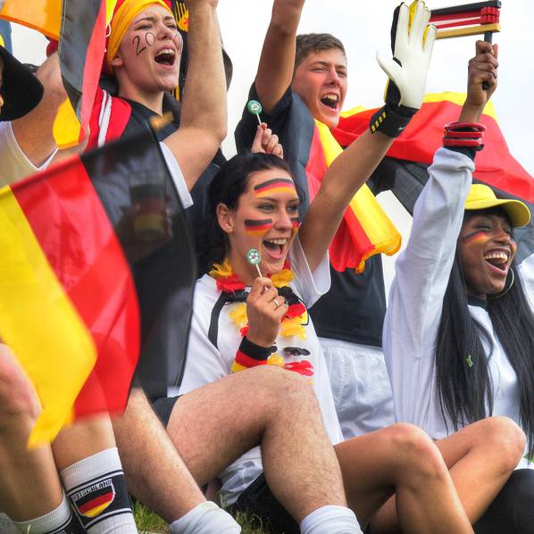 Deutschland-Fans bei der WM
Bei der Verwendung in Social-Media muss die Bildquelle manuell angegeben werden!