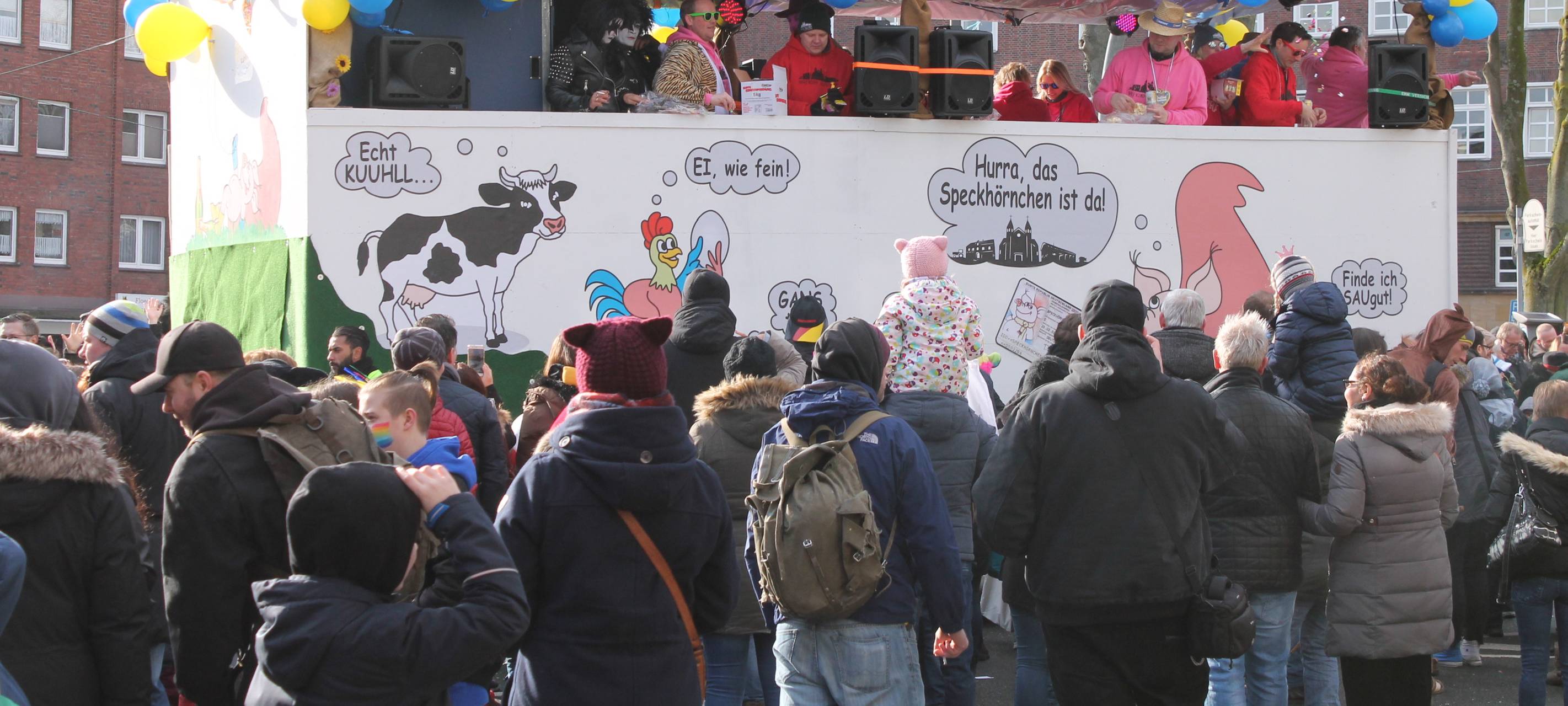 Rosenmontagsumzug durch Recklinghausen