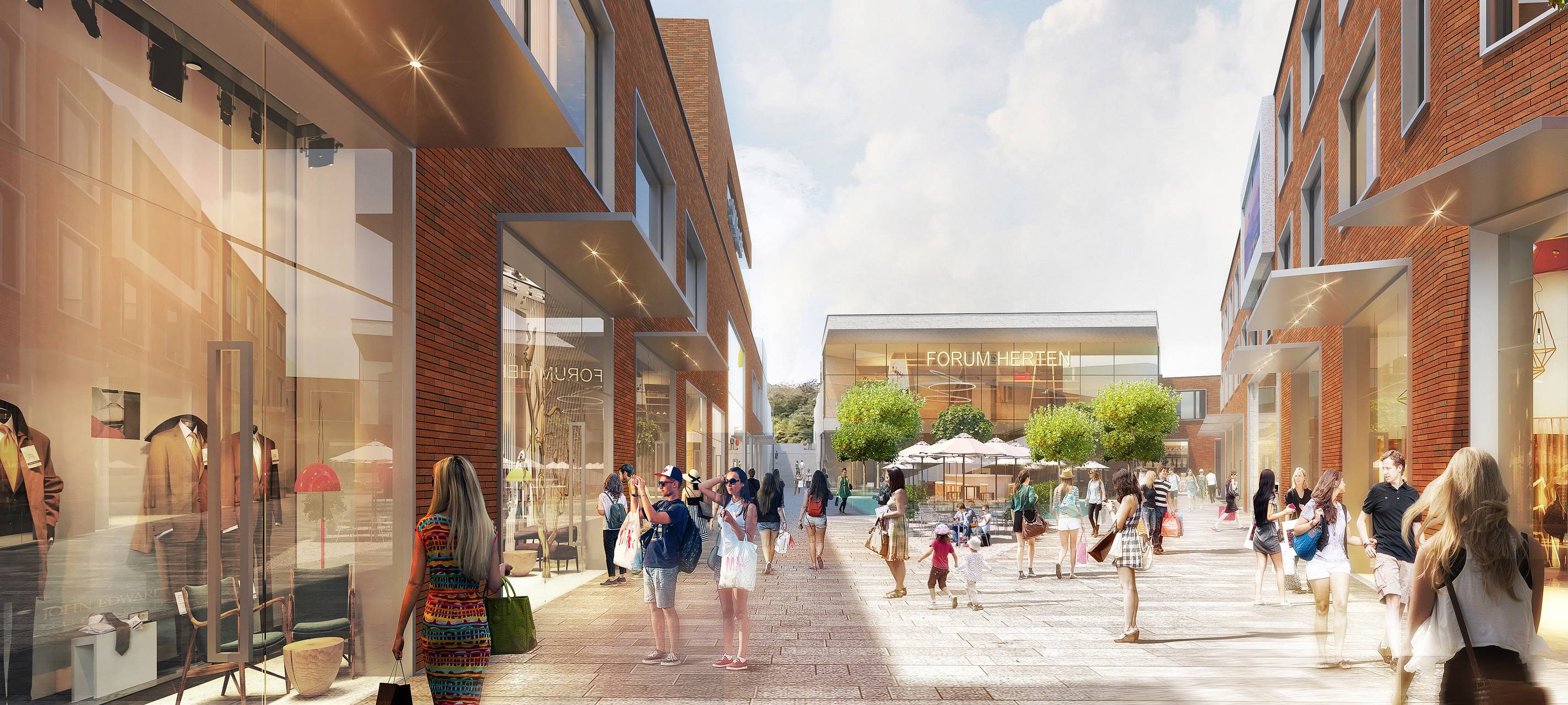 Erste Baugenehmigung für Herten-Forum