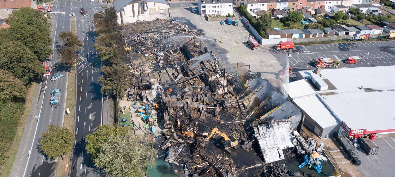 Millionenschaden durch Feuer an Indoor-Spielplatz