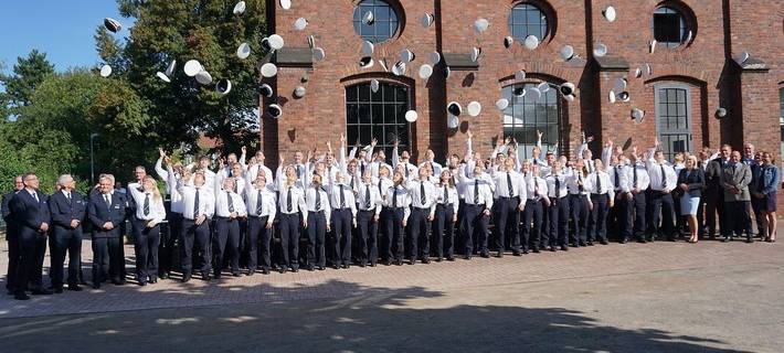 Neue Polizisten treten ihren Dienst an