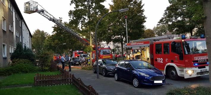 Ein Verletzter bei Wohnungsbrand