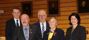 Zwei neue Bundesverdienstkreuzträger im Vest