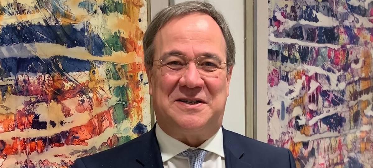 Laschet zu Besuch im Deininghauser Wald