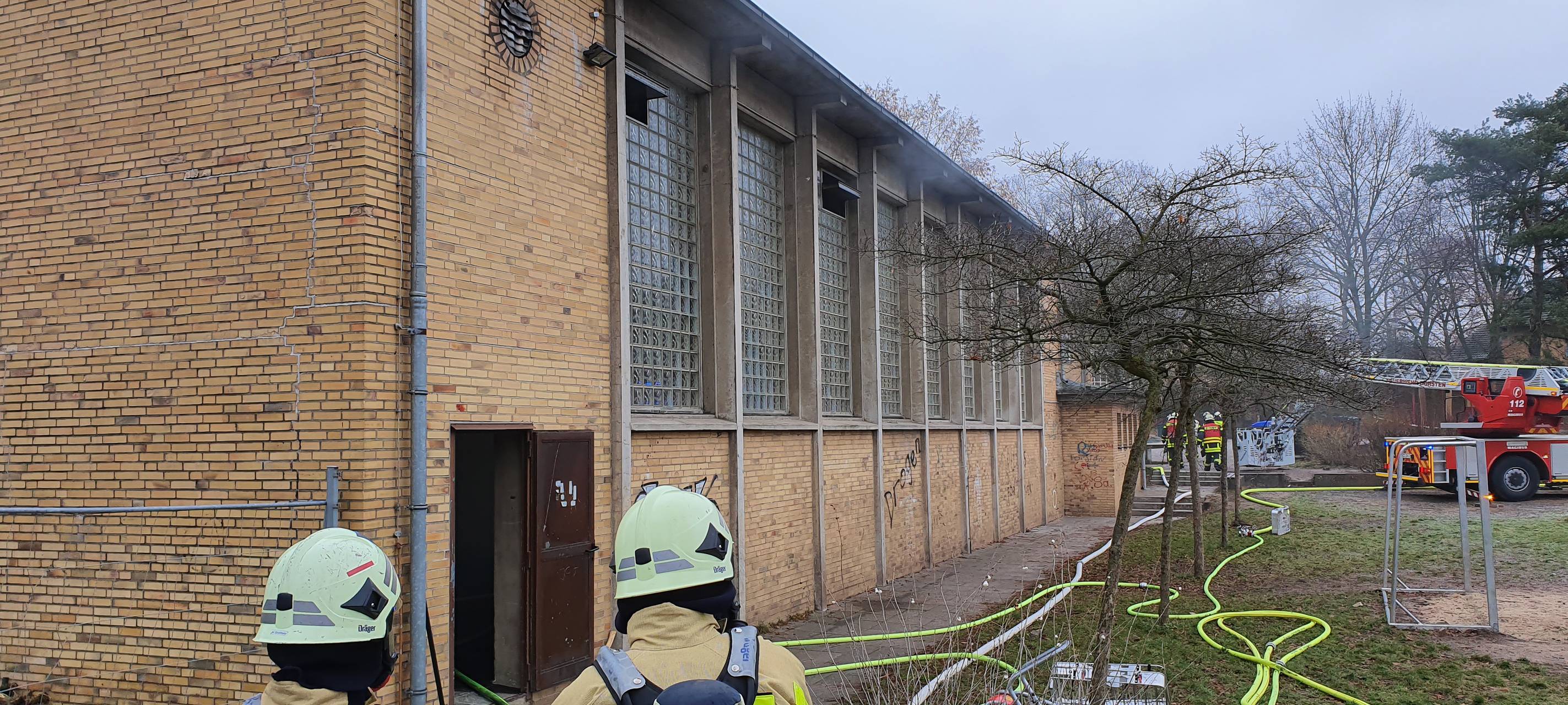 Sporthalle bleibt nach Brand gesperrt
