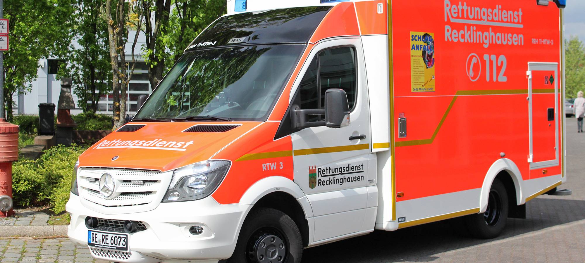 Neue Rettungswagen für die Feuerwehr