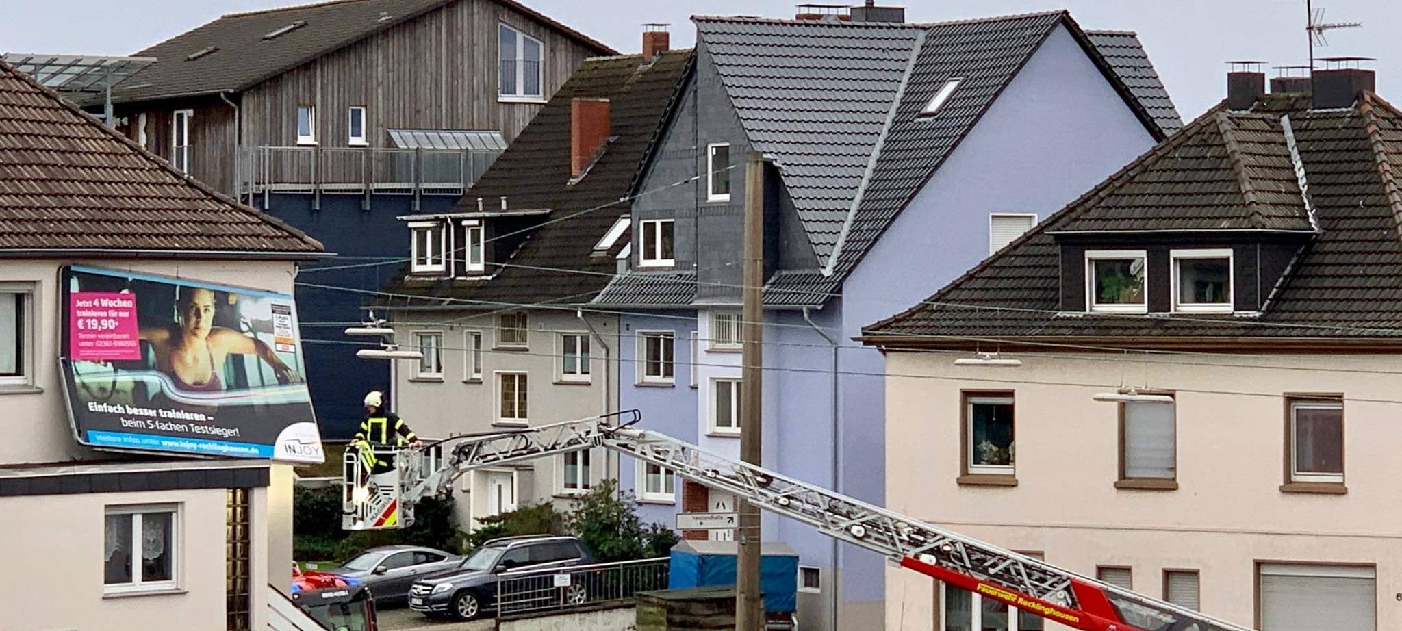 Feuerwehr durch Sturm "Viktoria" im Dauereinsatz