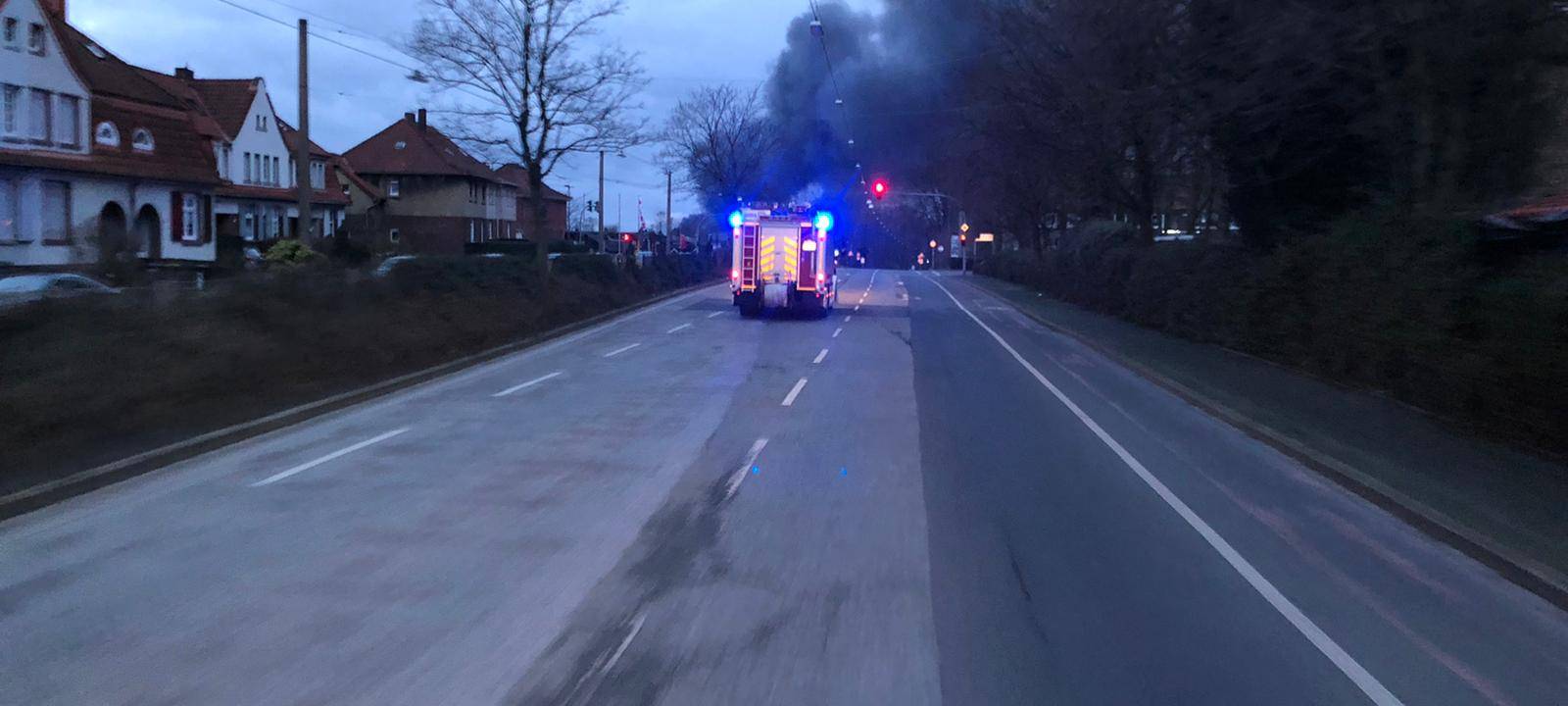 Großbrand im Gewerbegebiet Hertener Mark