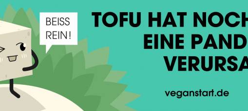 Tofu-Plakat sorgt für Aufsehen auf der Stimbergstraße