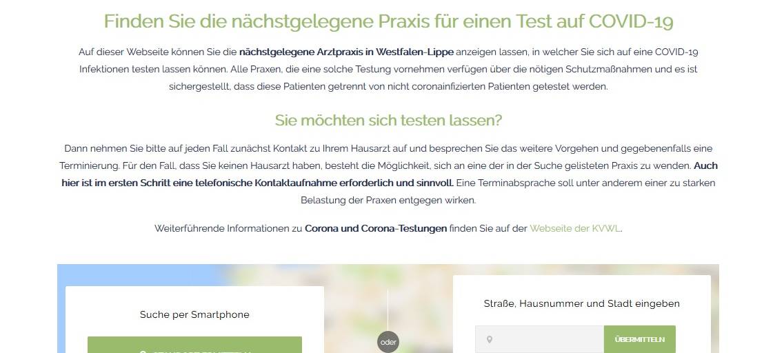 Neuer Service: Welche Arztpraxis macht Corona-Tests?