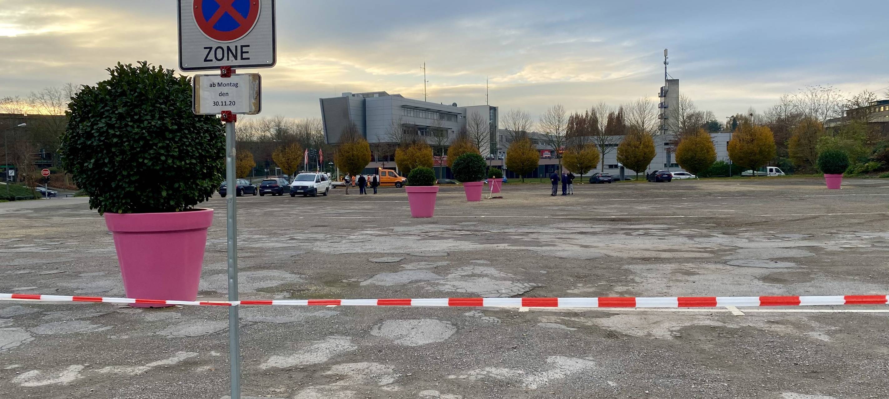 Aufbau des Impfzentrums hat begonnen