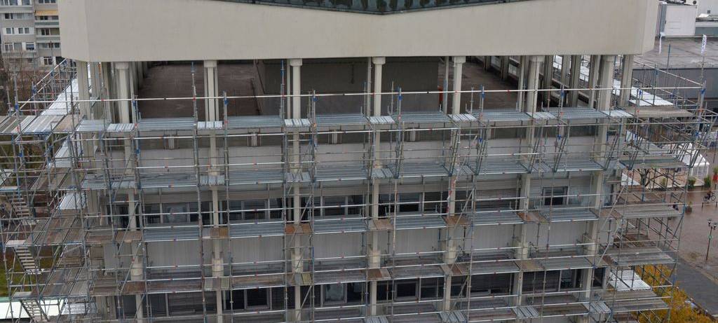 Rathaussanierung wird langsam sichtbar