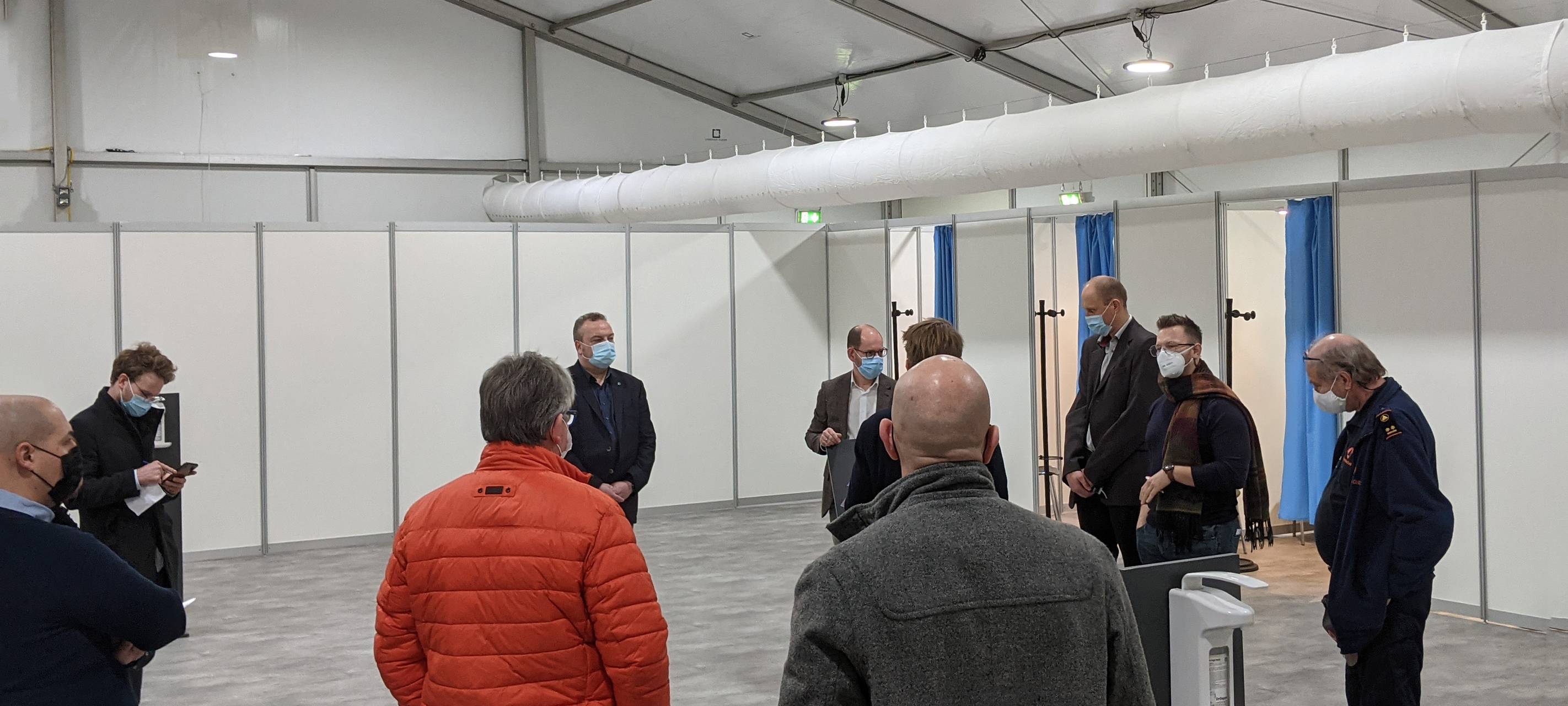 Impfzentrum dient als Vorbild für Belgien