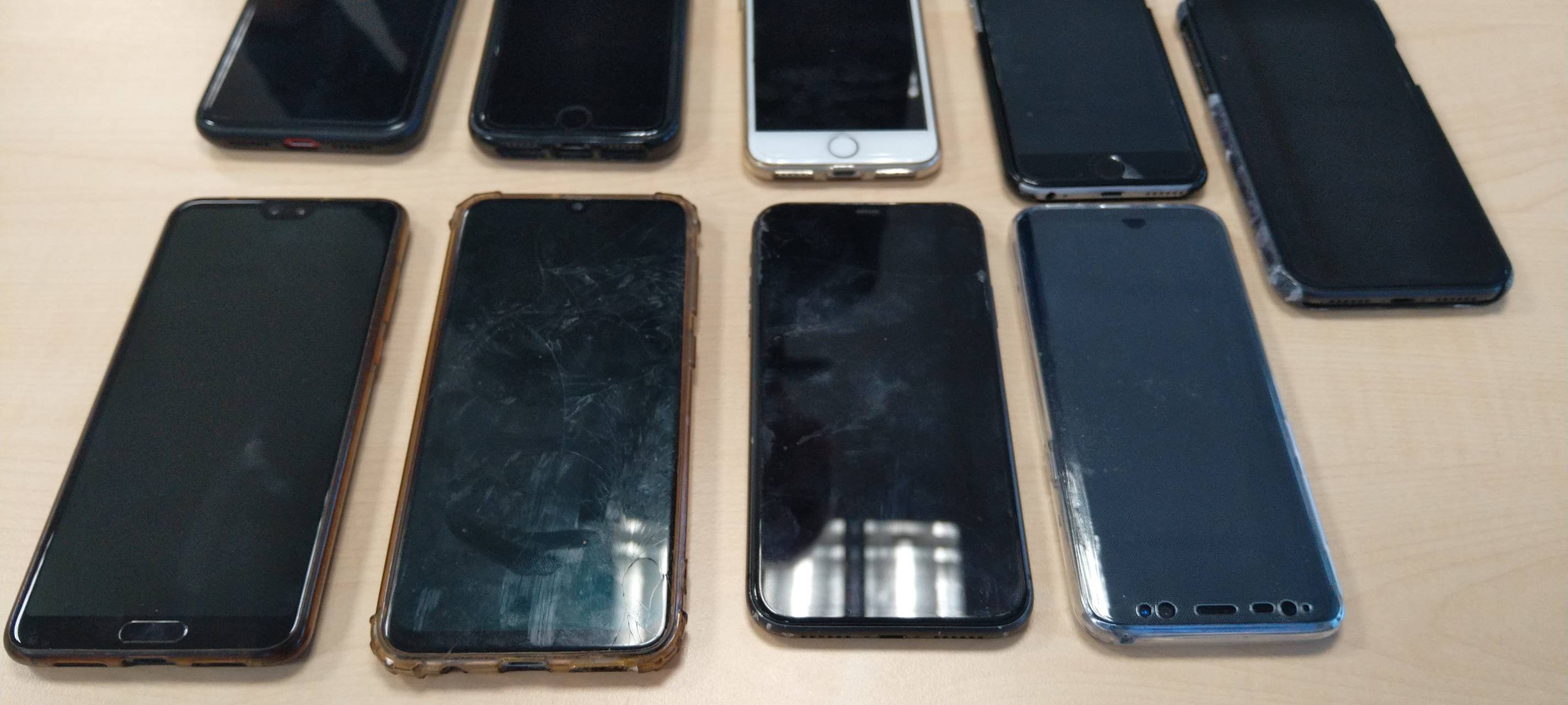 Polizei Münster stellt Handys sicher