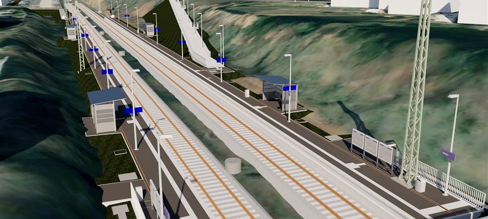 Startschuss für einzige Bahnstation