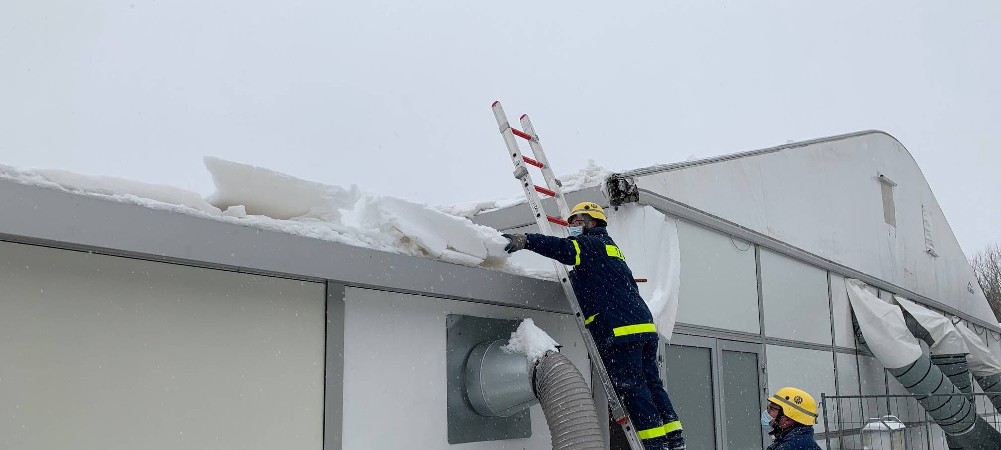 Impfzentrum soll trotz des Wetters öffnen