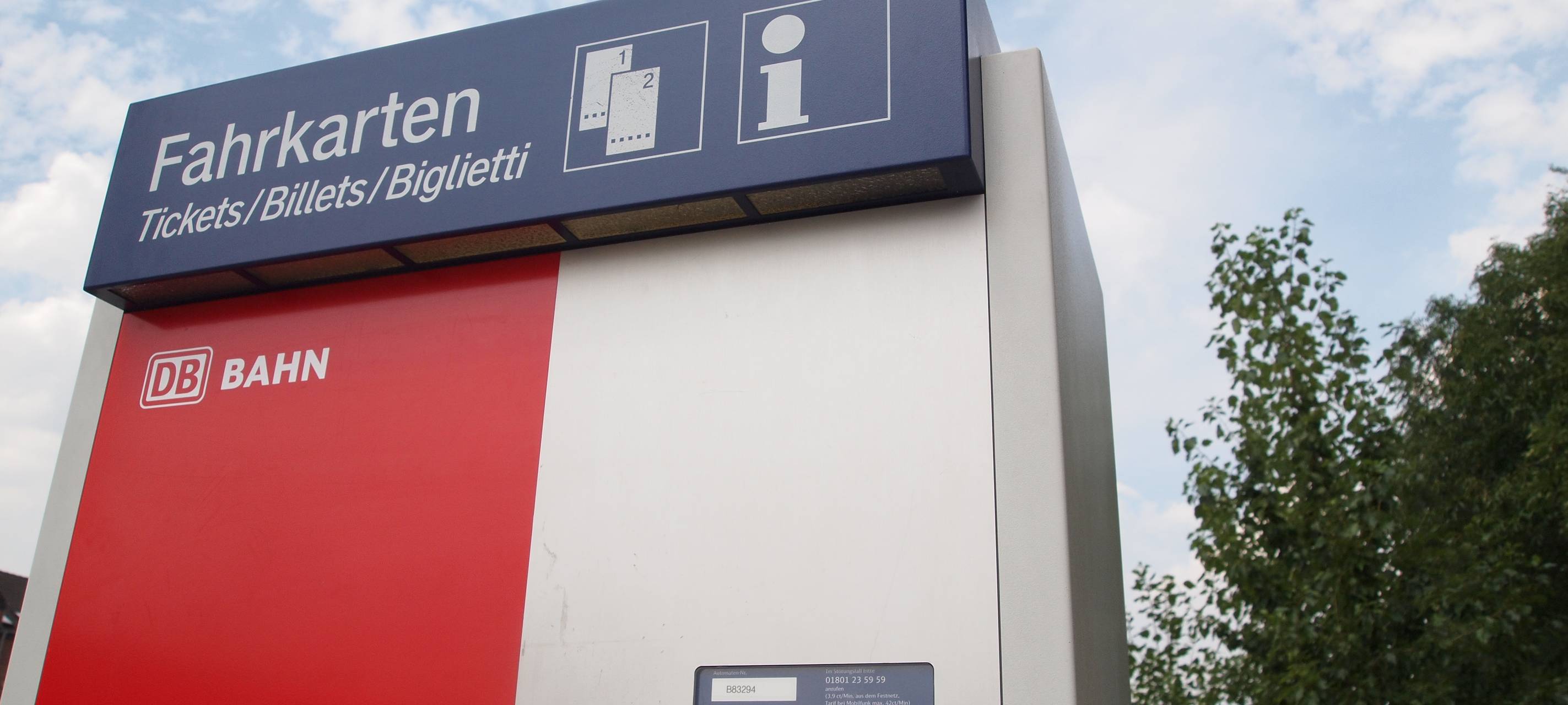 Fahrkartenautomat in Recklinghausen gesprengt
