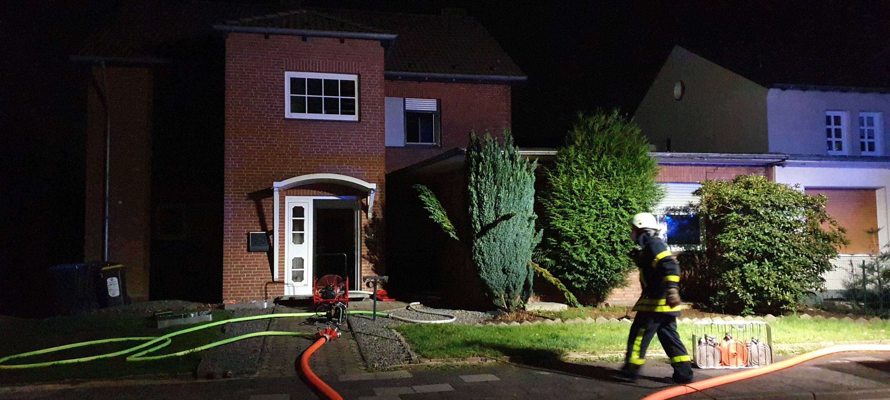 Drei Verletzte bei Kellerbrand