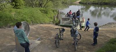 Dorsten: Regen bremst Lippe-Fähre Baldur aus